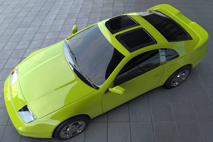 do 3d car modelling, 3d car design, and realistic 3d vehicle model in maya