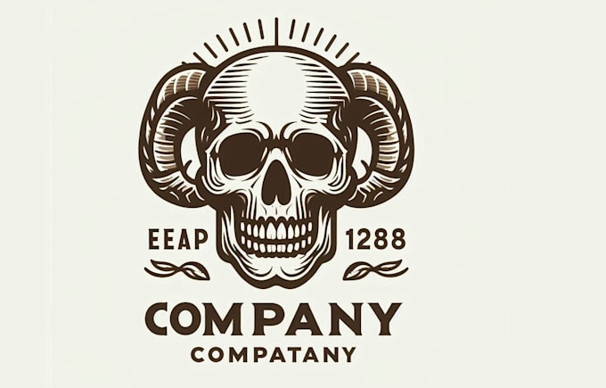 do professional and high quality skull logo