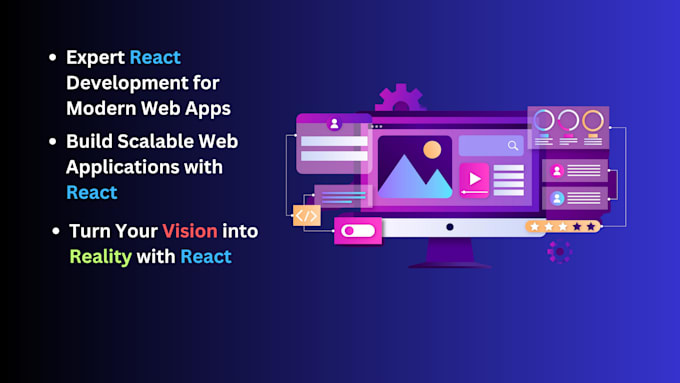 develop your frontend web application using react js