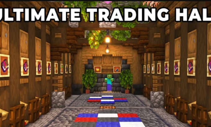 build you the best trading hall on both java and bedrock