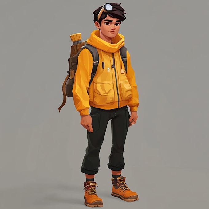 design simple 2d game characters