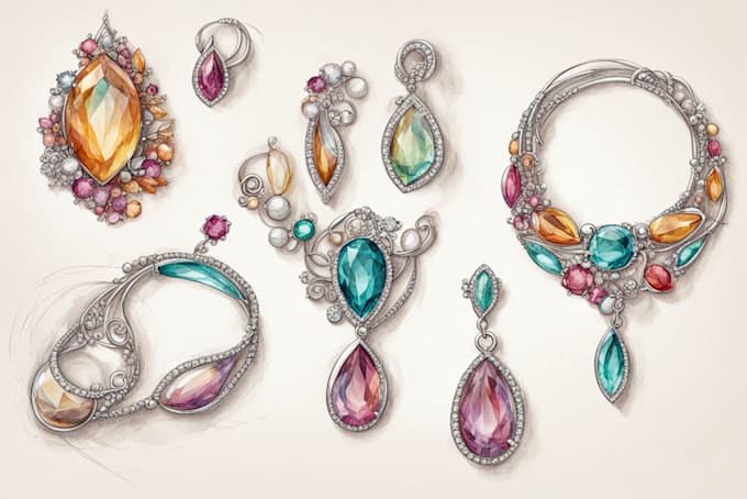 sketch your jewelry design ideas
