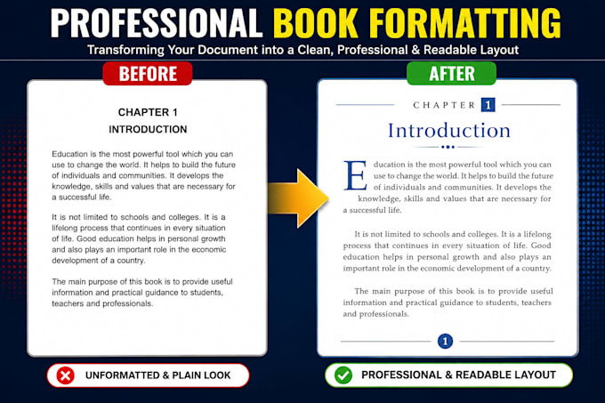 design, format, and layout ms word documents, books, and workbooks