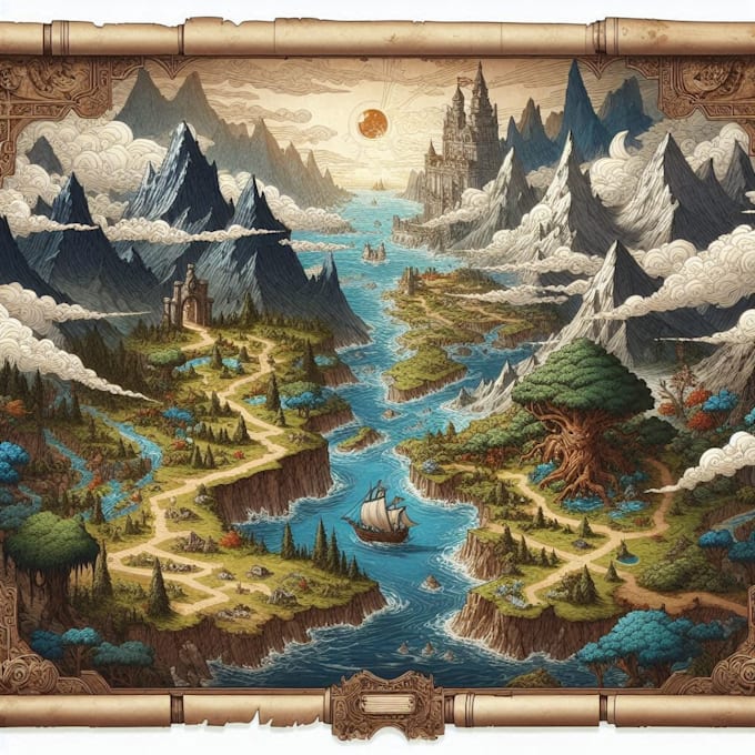 create a custom fantasy map