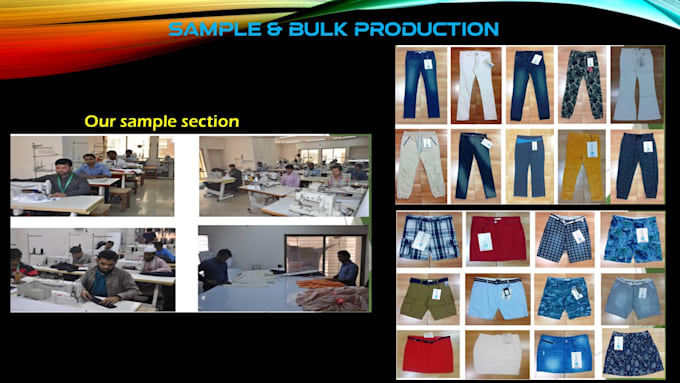 do manufacturing denim jackets joggars etc as per demand