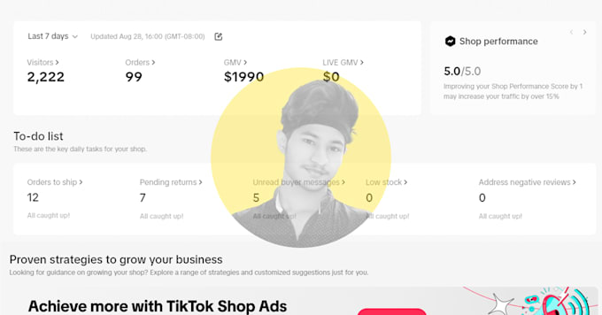 set up tiktok shop dropshipping with product hunting, listing, and automation