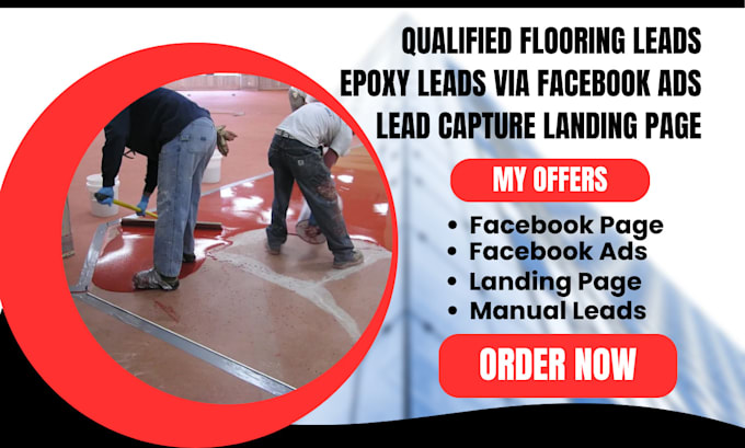 generate qualified flooring leads epoxy leads via epoxy flooring facebook ads