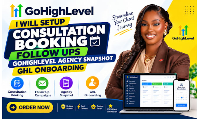 setup consultation booking follow ups gohighlevel agency snapshot ghl onboarding