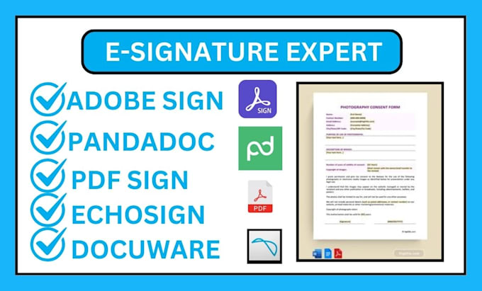 create adobe sign pandadoc PDF sign echosign docuware xodo sign cocosign VA