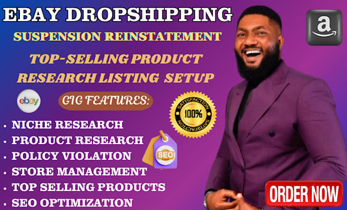 set up amazon to ebay dropshipping with autods product top listing