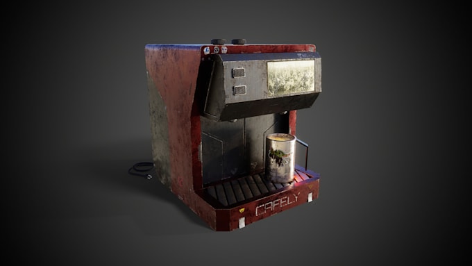 design custom 3d props for games, VR and virtual worlds