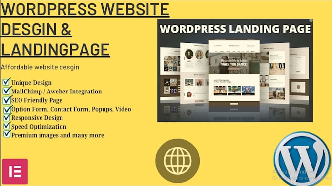 build wordpress landing page in 12 hours