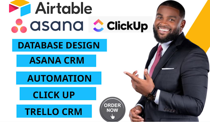 click up asana trello airtable airtable interface monday notion zapier expert