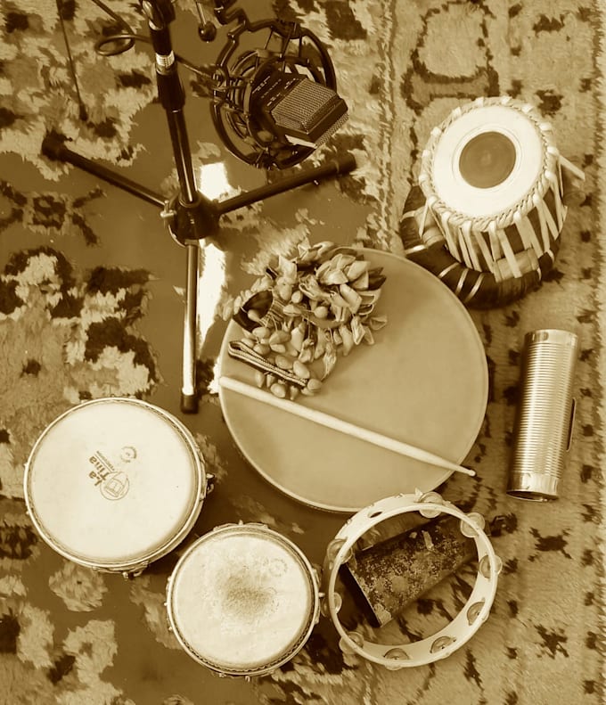 record live percussion for you beat