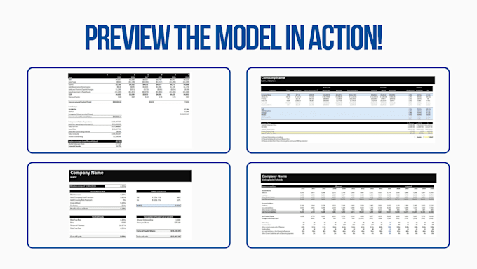 create a comprehensive equity research model and report
