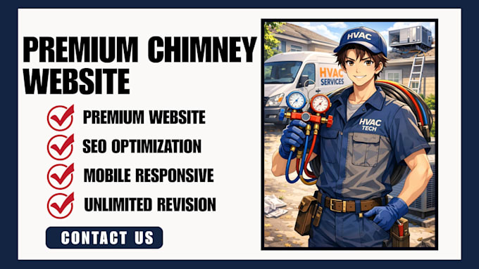 design chimney website chimney repair website chimney hvac website design