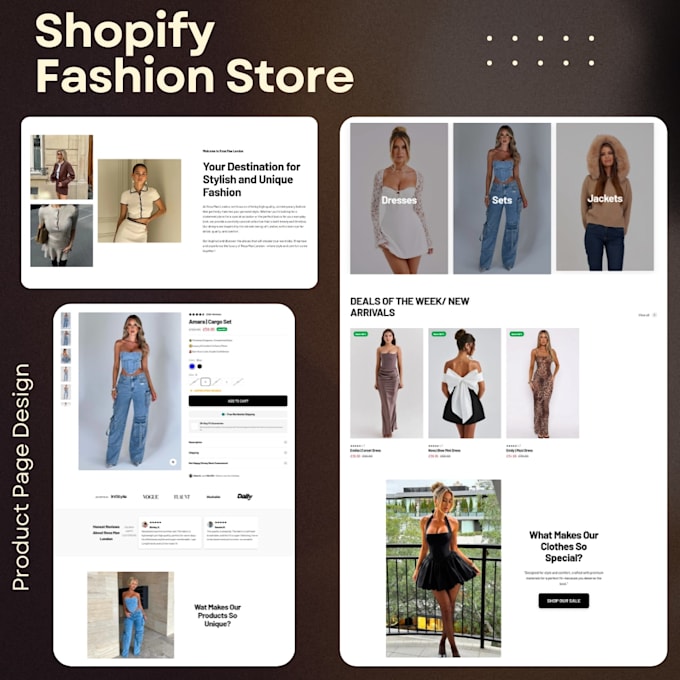 build automated shopify dropshipping store shopify website