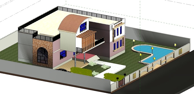 do architectural revit 3d modeling
