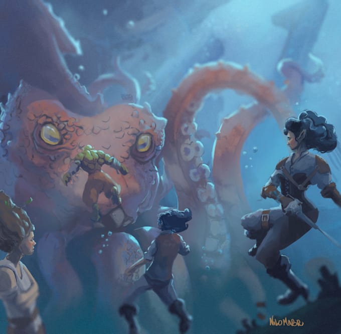 illustrate epic moments of your tabletop role campaign