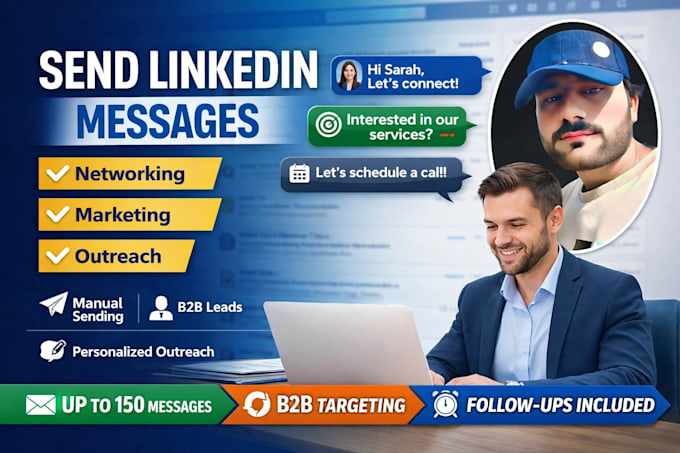 send linkedin messages to your connections for networking,marketing,and outreach