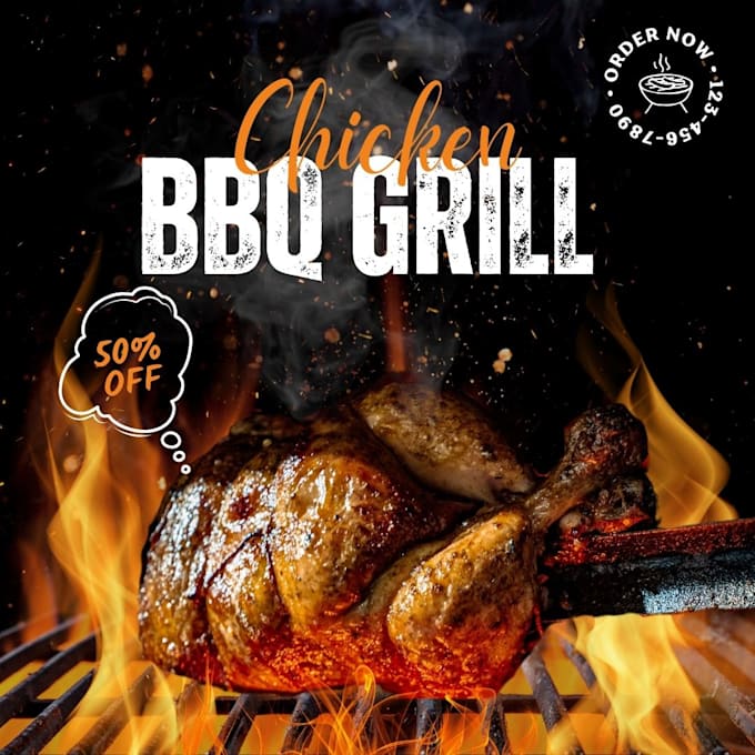 create posters, flyers, brochures, and menus for restaurants