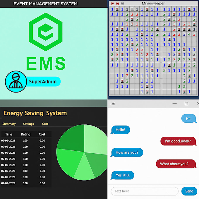 code for java cpp python dart flutter programming projects
