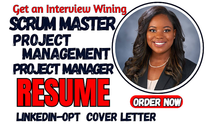 write ats compliant scrum master project management agile pmp executive resume