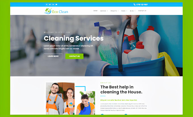 design cleaning website, koala booking website, cleaning agent website