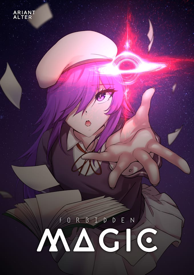 draw anime girls illustration for your oc or fanart