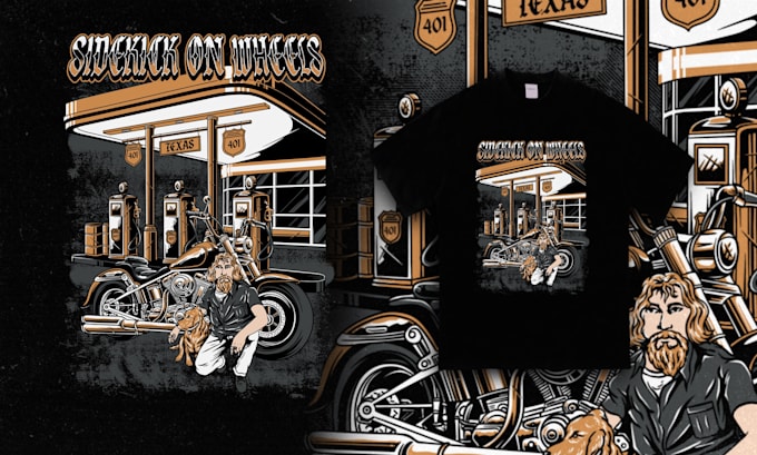 create cool and amazing illustrations for tshirt designs