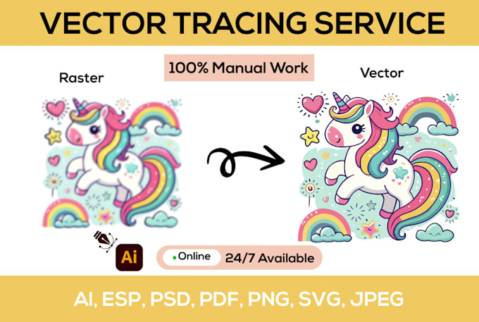 clean up, redraw, revamp or vectorize logo or graphics to vector