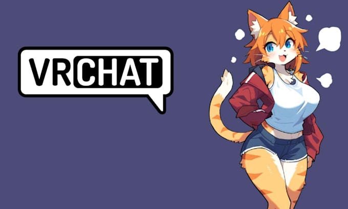 do 3d vrchat avatar vtuber character model character design vr rigging nsfw