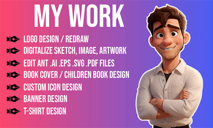 do vector tracing, redraw images or low res graphics to vector