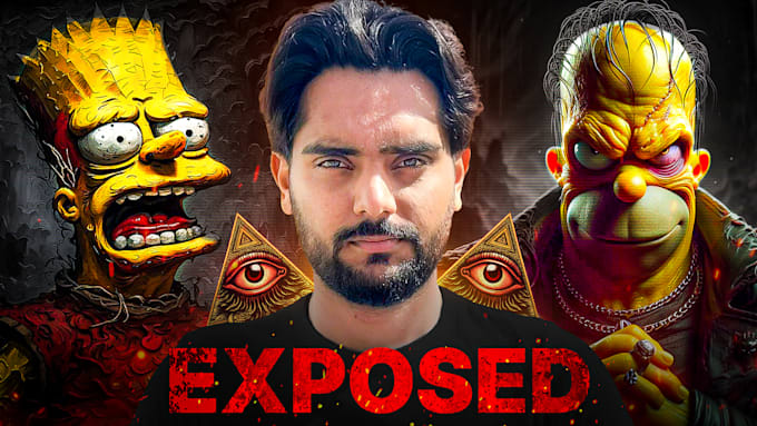 make documentary thumbnail, true crime thumbnail for youtube