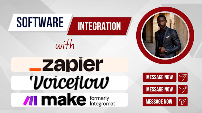 setup integration, automation, webhook or workflow with zapier or make as expert