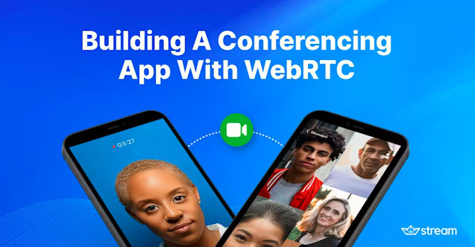do webrtc peer2peer, websocket inetgration, video calling app, conference app