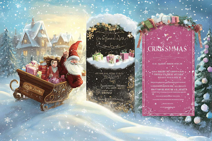make amazing christmas,greeting or holiday card