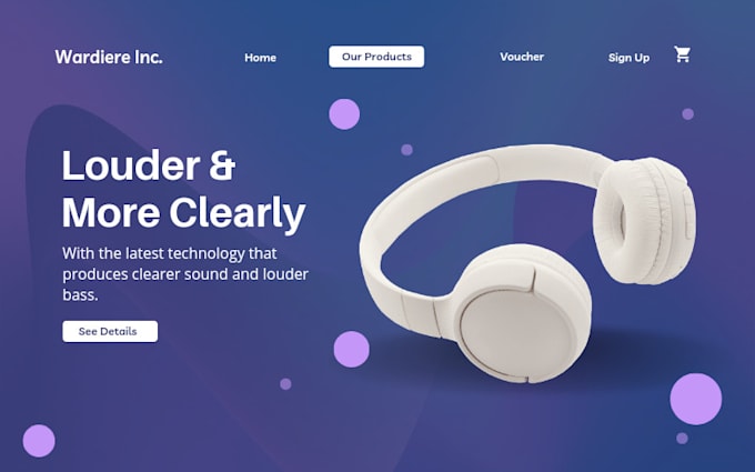 design eye catchy website banner, header or slider