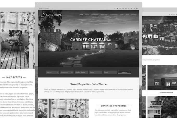 create vacation rental website hotel resort website reservation booking gds api