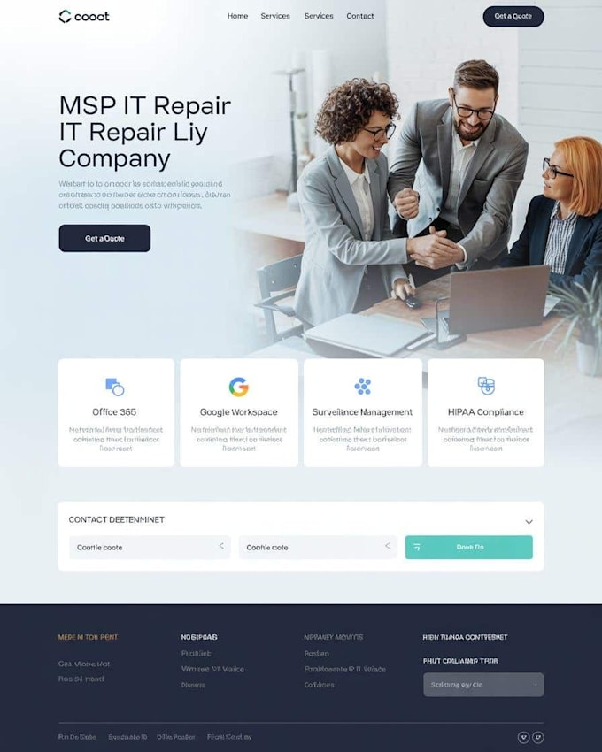 build a high converting saas landing page and startup website