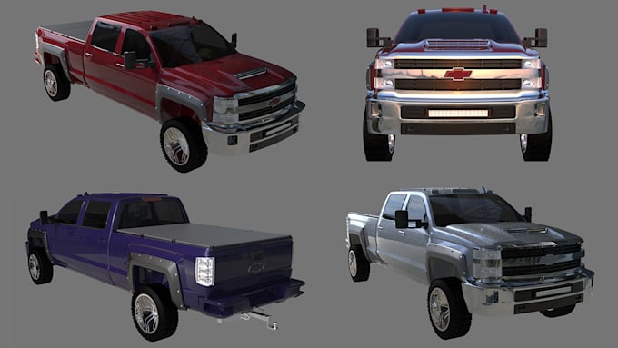 do 3d car modeling for 3d printing and custom body kits