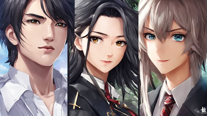 create awesome anime portrait for you