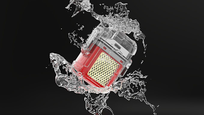 make realistic 3d product visualization and packaging render
