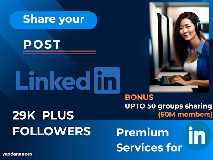 share your linkedin post with 29k followers