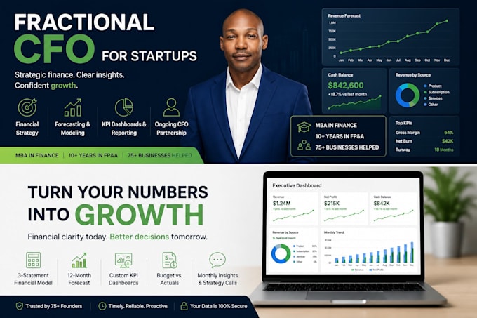 be the fractional cfo for your startup or small business