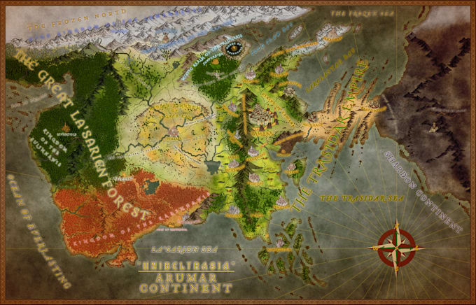 make your fantasy map for your book, your hobby, for dnd