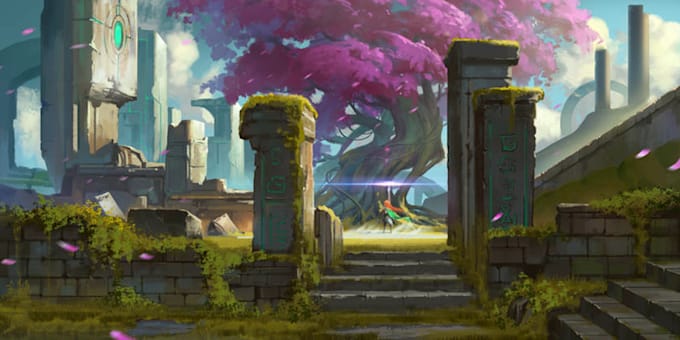 Do environment concept art illustration for your game style by ...
