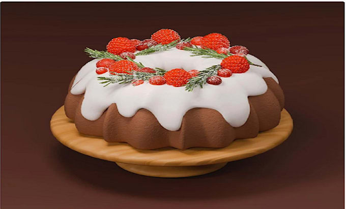do 3d food animation,3d food modelling and rendering,3d food design