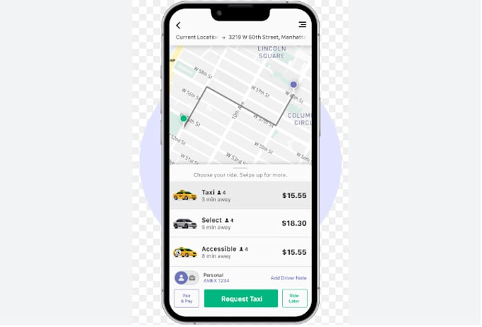 taxi booking app package parcel courier delivery app for android ios