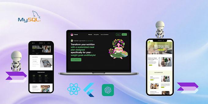 develop all types of websites and apps, ai bots, ai websites